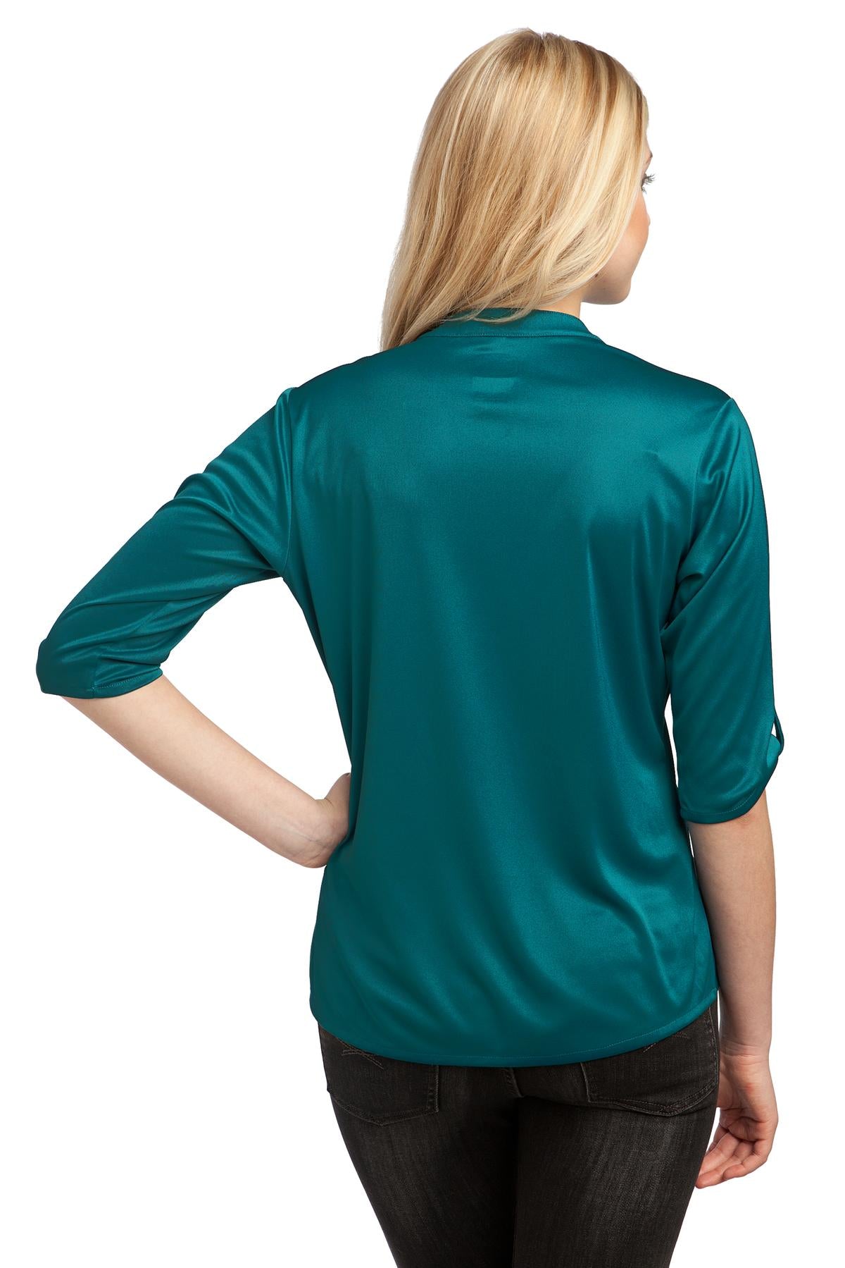 Torque Teal OGIO - Crush Henley. LOG111 plain