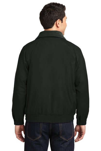 Tr Black/Tr Bk Port Authority Competitor Jacket. JP54 plain