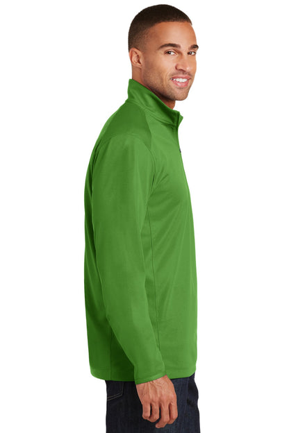 Treetop Green Port Authority Pinpoint Mesh 1/2-Zip. K806 plain