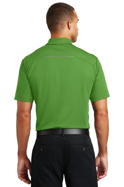Treetop Green Port Authority Pinpoint Mesh Polo. K580 plain