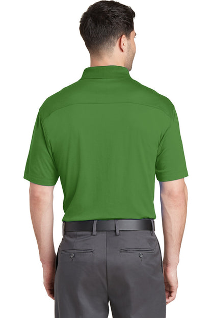 Treetop Green Port Authority Rapid Dry Mesh Polo. K573 plain