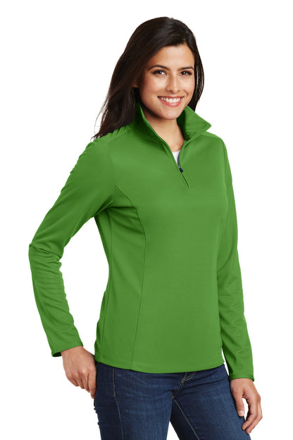 Treetop Green Port Authority Women's Pinpoint Mesh 1/2-Zip . L806 plain