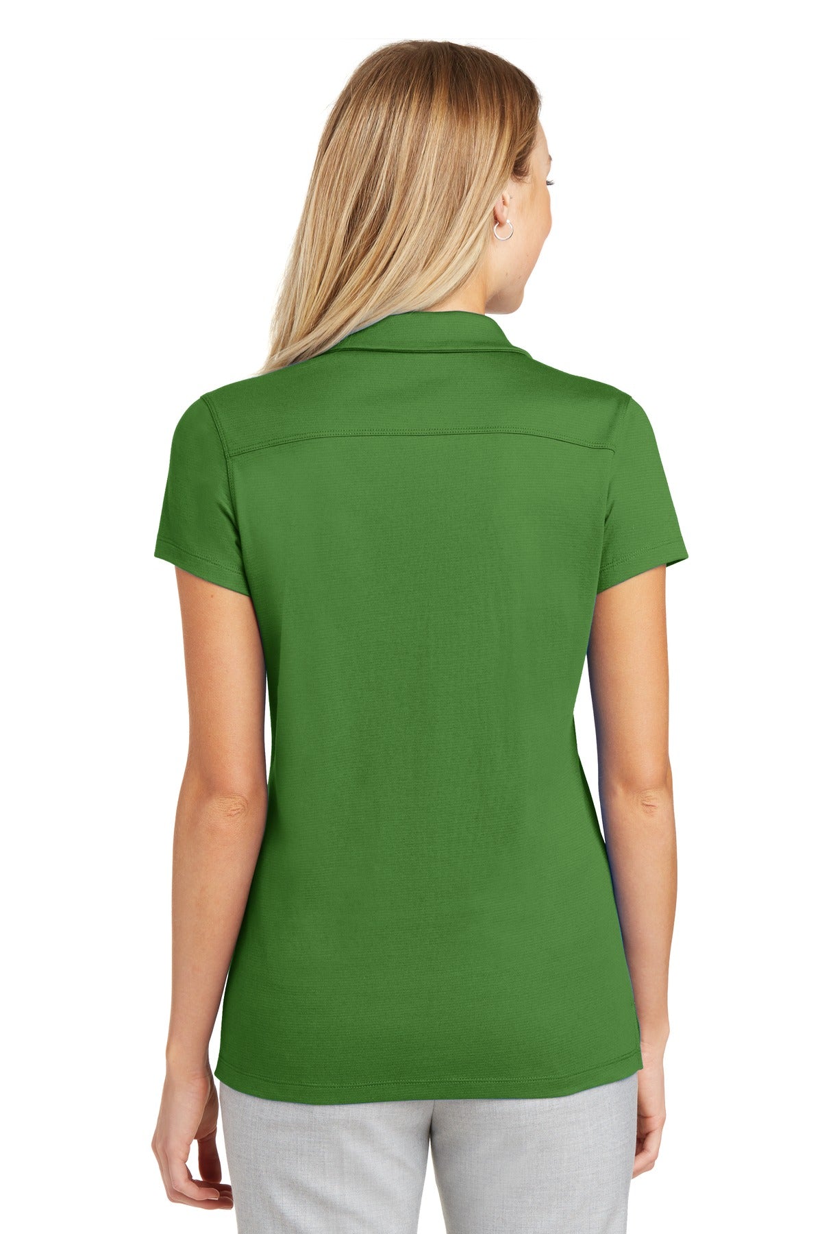 Treetop Green Port Authority Women's Rapid Dry Mesh Polo. L573 plain