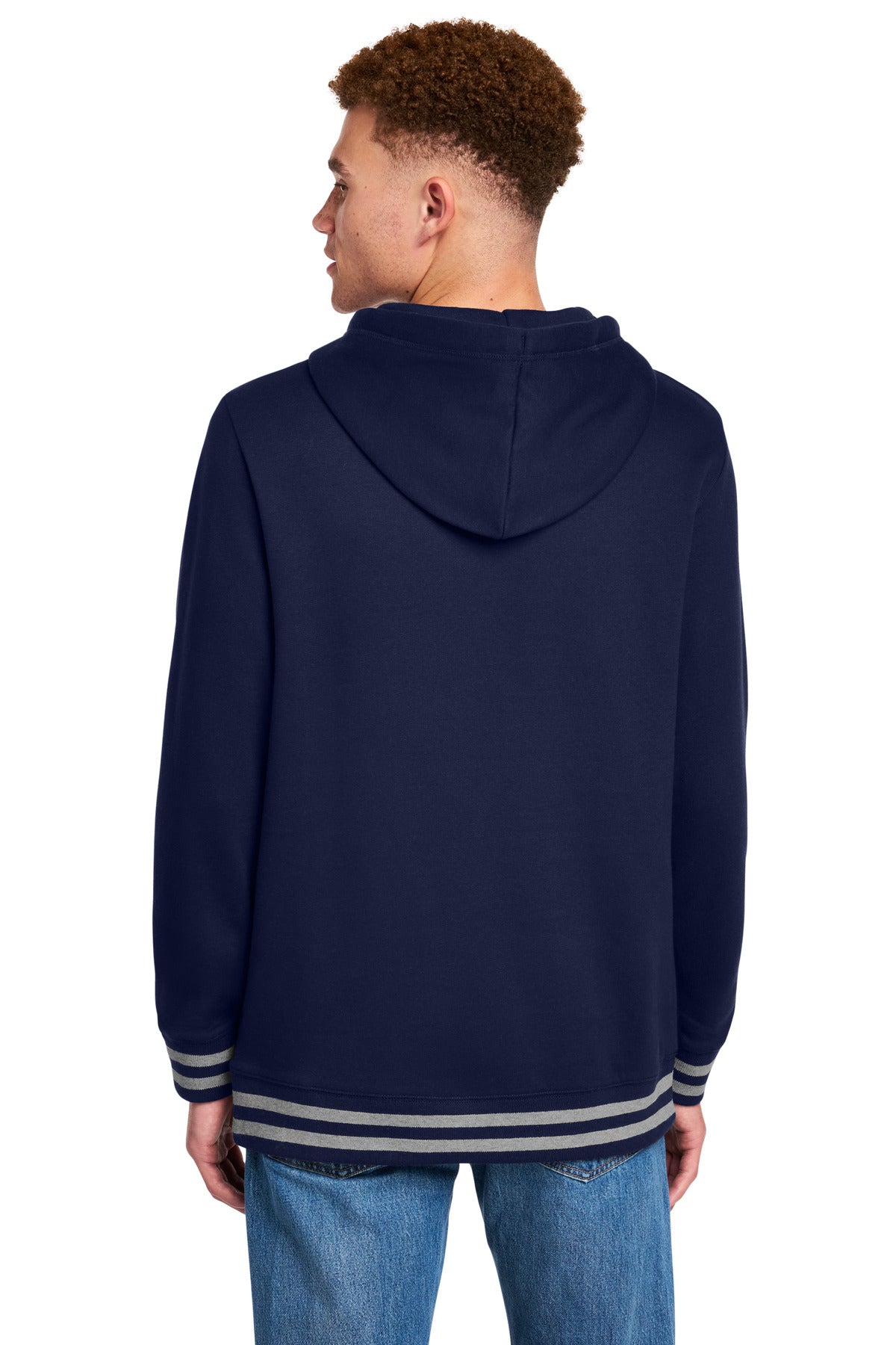 TrNv/AthHt New Era Comeback Fleece Pullover Hoodie NEA550 plain
