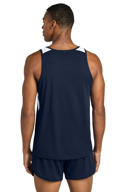 TrNv/White Sport-Tek Club Track Tank ST446 plain