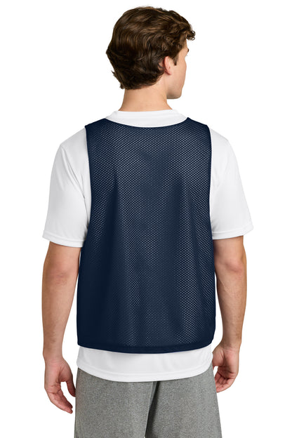 TrNv/White Sport-Tek Lacrosse Reversible Pinnie ST512 plain
