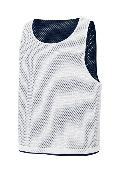 TrNv/White Sport-Tek Lacrosse Reversible Pinnie ST512 plain