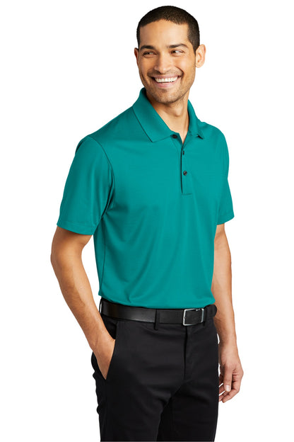 Tropic Blue Port Authority Eclipse Stretch Polo. K587 plain
