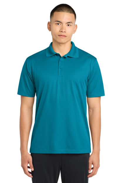 Tropic Blue Sport-Tek Micropique Sport-Wick Polo. ST650 plain