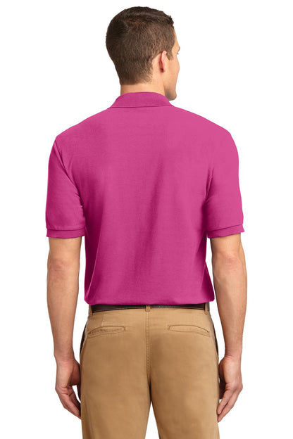 Tropical Pink Port Authority Extended Size Silk Touch Polo K500ES plain