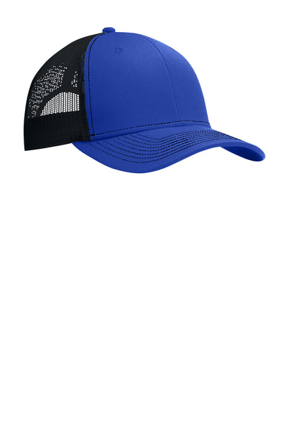 TRoyal/Bk Port Authority Snapback Trucker Cap. C402 plain