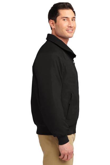 True Black Port Authority Charger Jacket. J328 plain