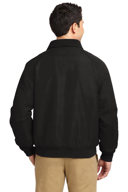 True Black Port Authority Charger Jacket. J328 plain