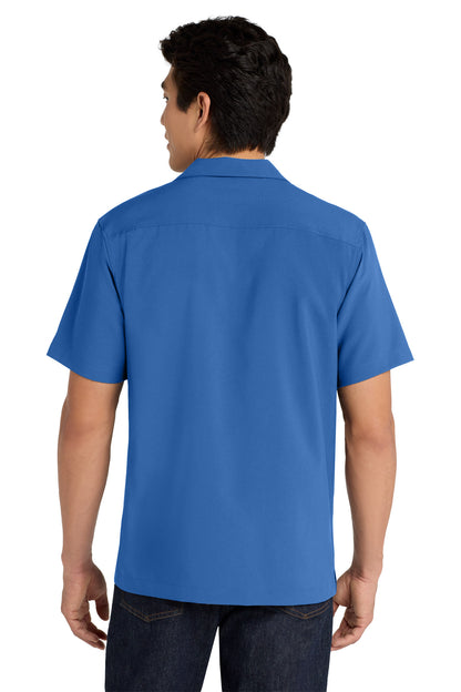 True Blue Port Authority Short Sleeve Performance Staff Shirt W400