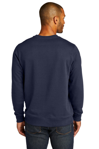 True Navy District Re-Fleece Crew DT8104 plain