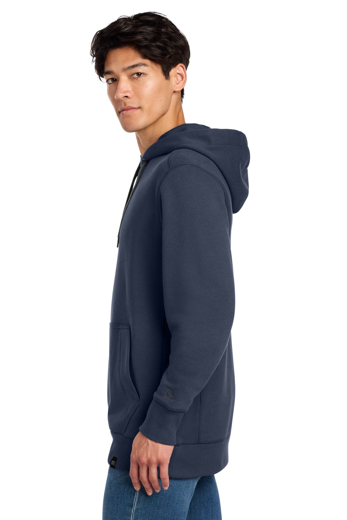 True Navy New Era French Terry Pullover Hoodie. NEA500 plain