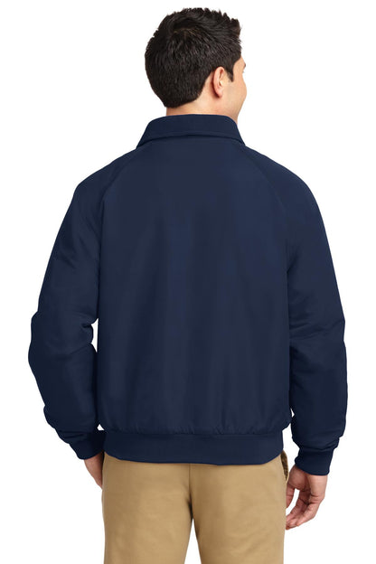 True Navy Port Authority Charger Jacket. J328 plain