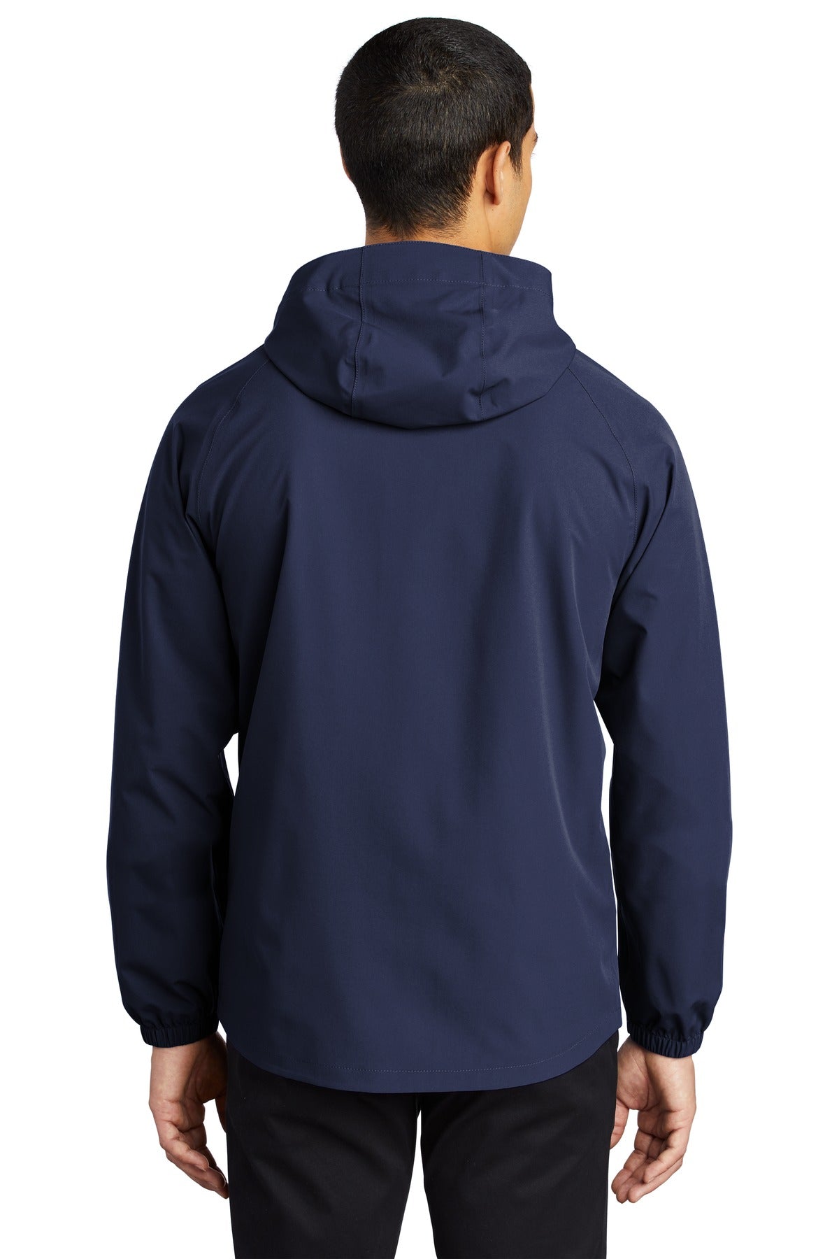 True Navy Port Authority Essential Rain Jacket J407 plain