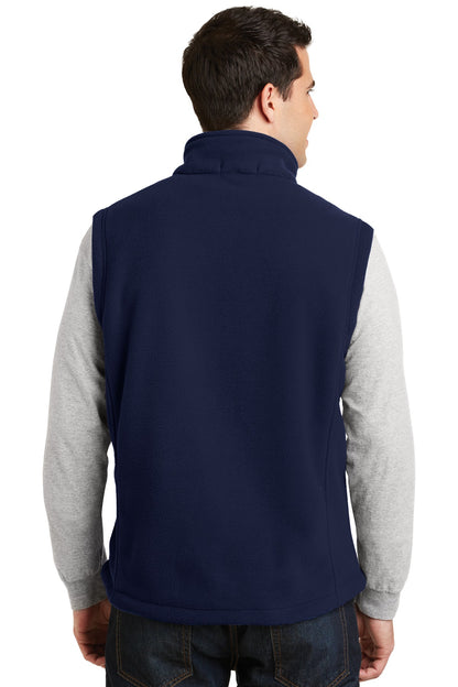 True Navy Port Authority Value Fleece Vest. F219 plain