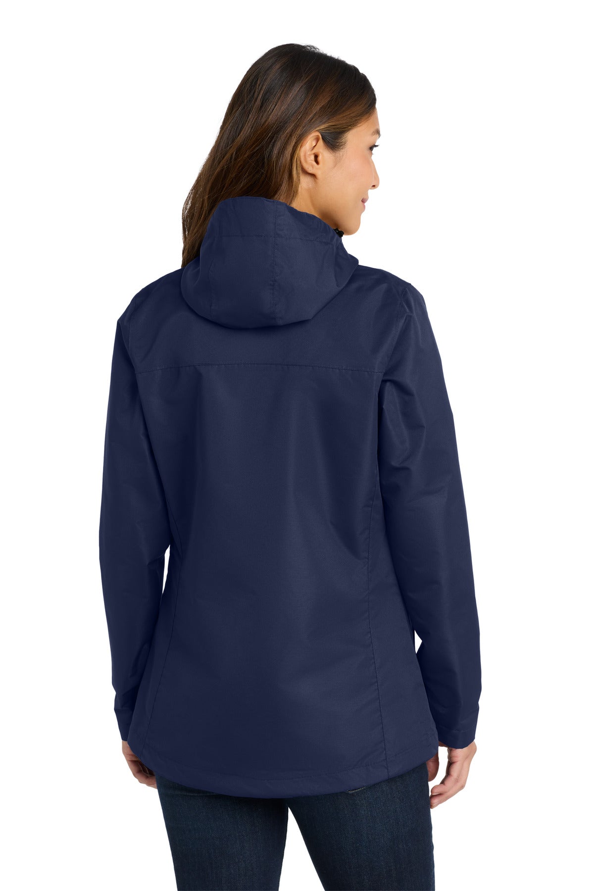 True Navy Port Authority Women's All-Conditions Jacket. L331 plain