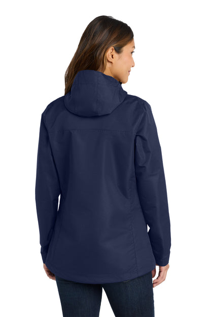 True Navy Port Authority Women's All-Conditions Jacket. L331 plain