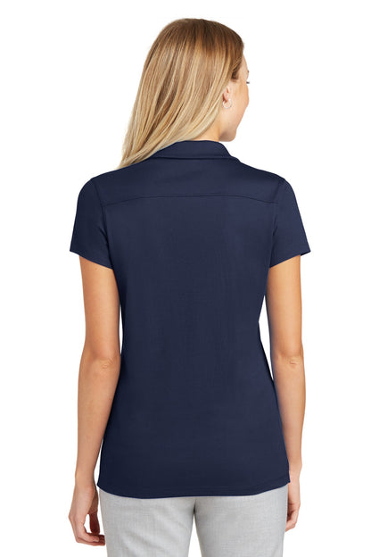 True Navy Port Authority Women's Rapid Dry Mesh Polo. L573 plain