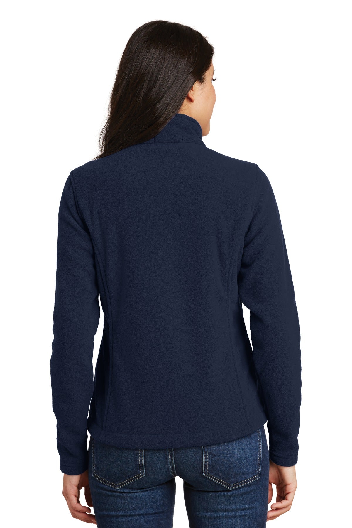 True Navy Port Authority Women's Value Fleece Jacket. L217 plain