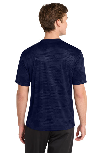 True Navy Sport-Tek CamoHex Tee. ST370 plain