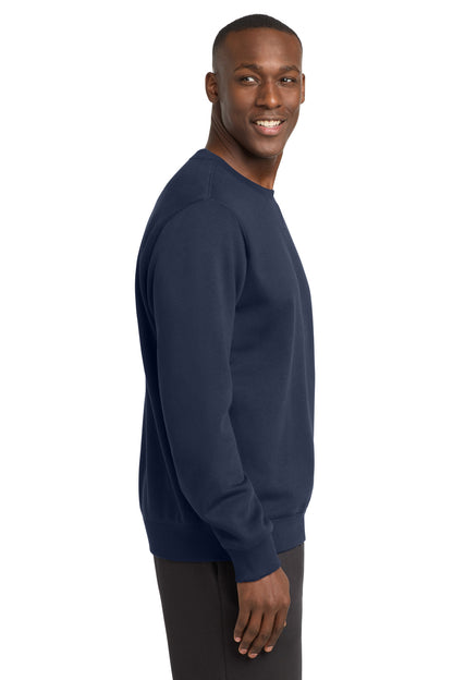 True Navy Sport-Tek Crewneck Sweatshirt. ST266 plain