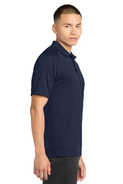 True Navy Sport-Tek Dry Zone Raglan Polo. T475 plain