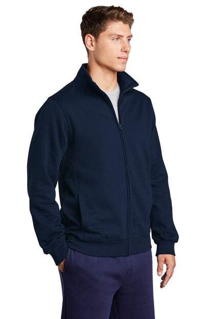 True Navy Sport-Tek Full-Zip Sweatshirt. ST259 plain
