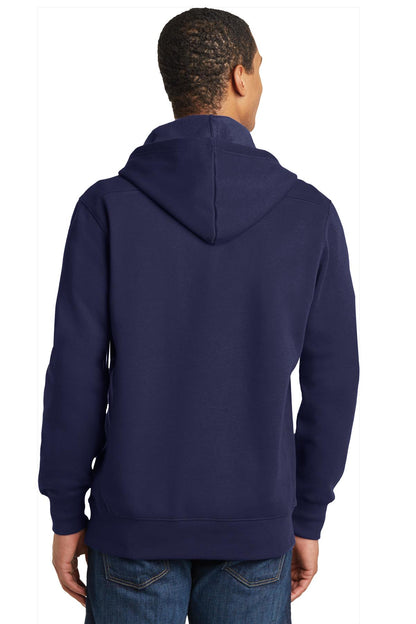 True Navy Sport-Tek Lace Up Pullover Hooded Sweatshirt. ST271 plain
