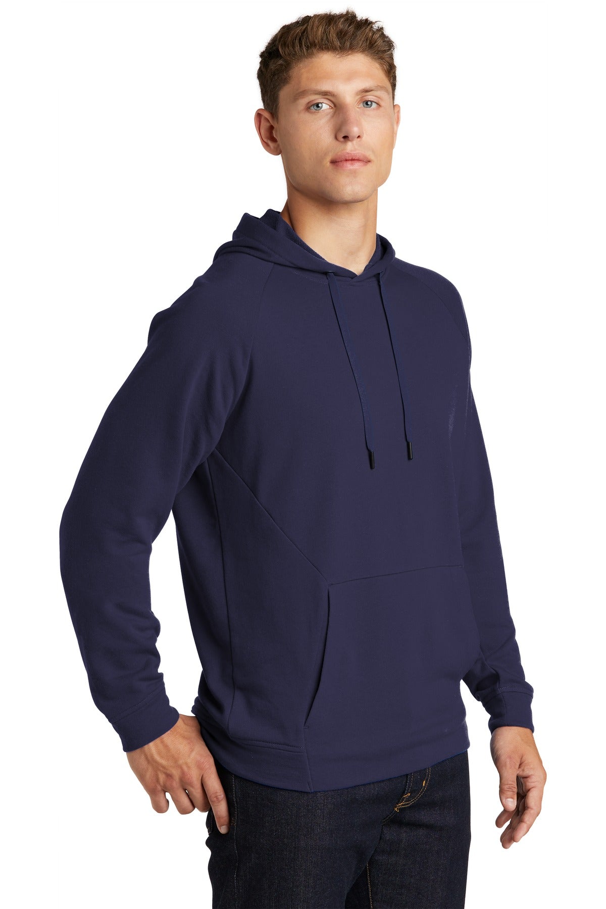True Navy Sport-Tek Lightweight French Terry Pullover Hoodie. ST272 plain