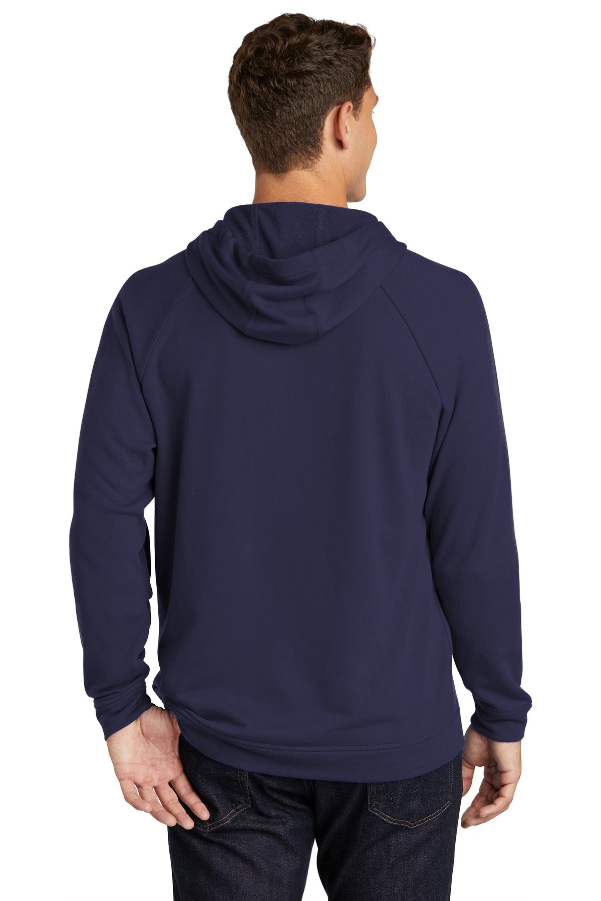 True Navy Sport-Tek Lightweight French Terry Pullover Hoodie. ST272 plain