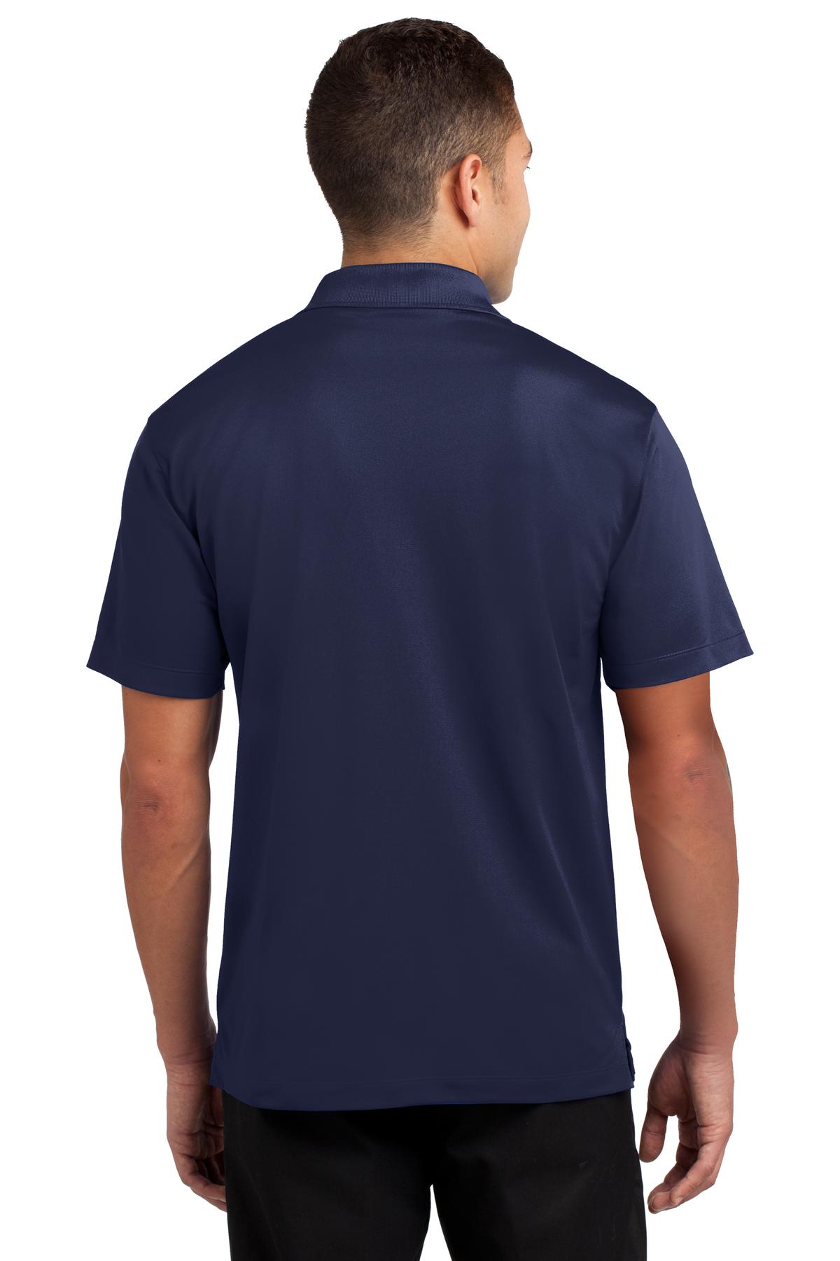True Navy Sport-Tek Micropique Sport-Wick Polo. ST650 plain