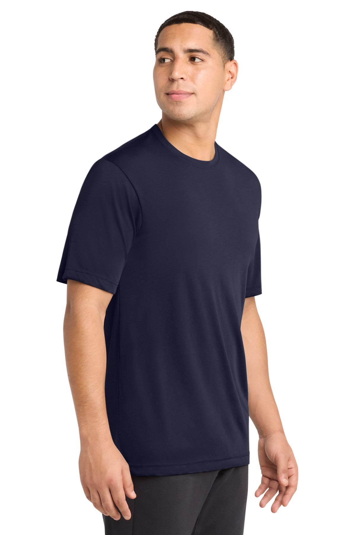 True Navy Sport-Tek PosiCharge Competitor Cotton Touch Tee. ST450 plain