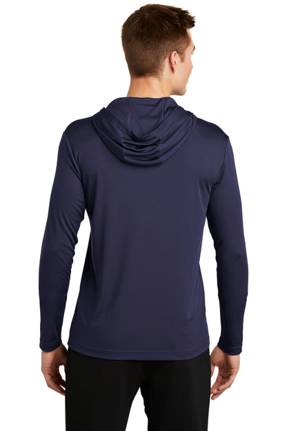 True Navy Sport-Tek PosiCharge Competitor Hooded Pullover. ST358 plain