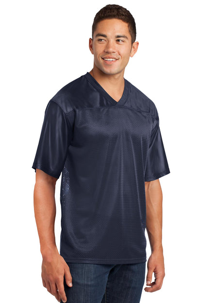 True Navy Sport-Tek PosiCharge Replica Jersey. ST307 plain
