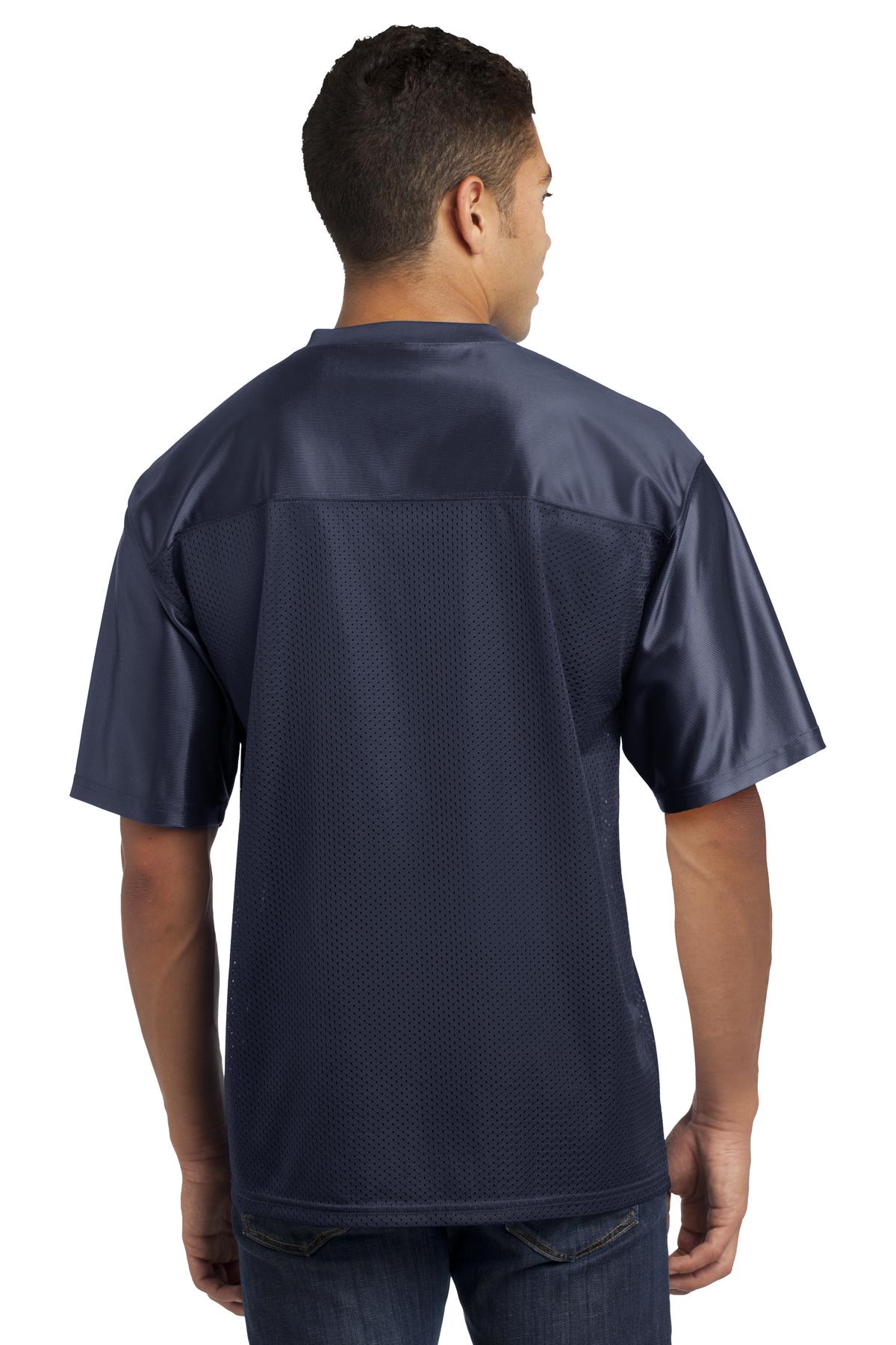True Navy Sport-Tek PosiCharge Replica Jersey. ST307 plain