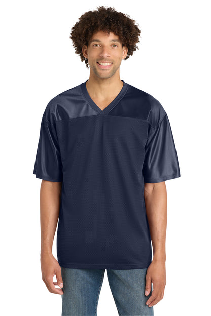 True Navy Sport-Tek PosiCharge Replica Jersey. ST307 plain
