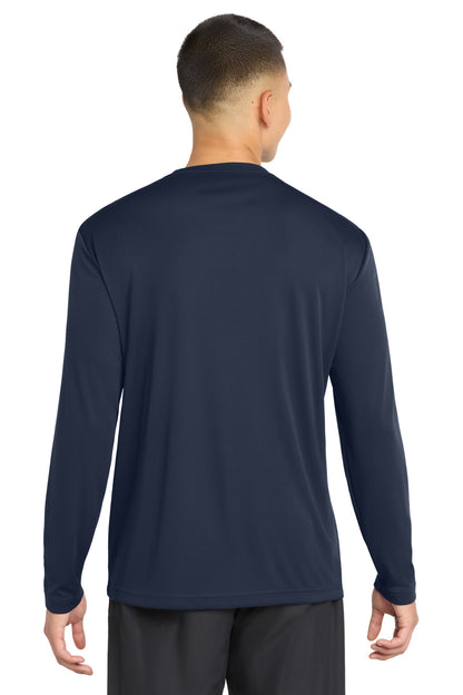 True Navy Sport-Tek Tall Long Sleeve PosiCharge Competitor Tee. TST350LS plain