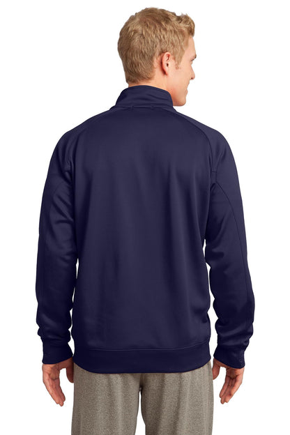 True Navy Sport-Tek Tech Fleece 1/4-Zip Pullover. F247 plain