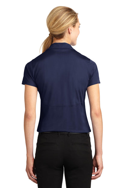 True Navy Sport-Tek Women's Micropique Sport-Wick Polo. LST650 plain