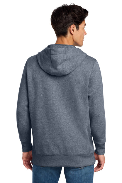 True Navy Twst New Era French Terry Pullover Hoodie. NEA500 plain