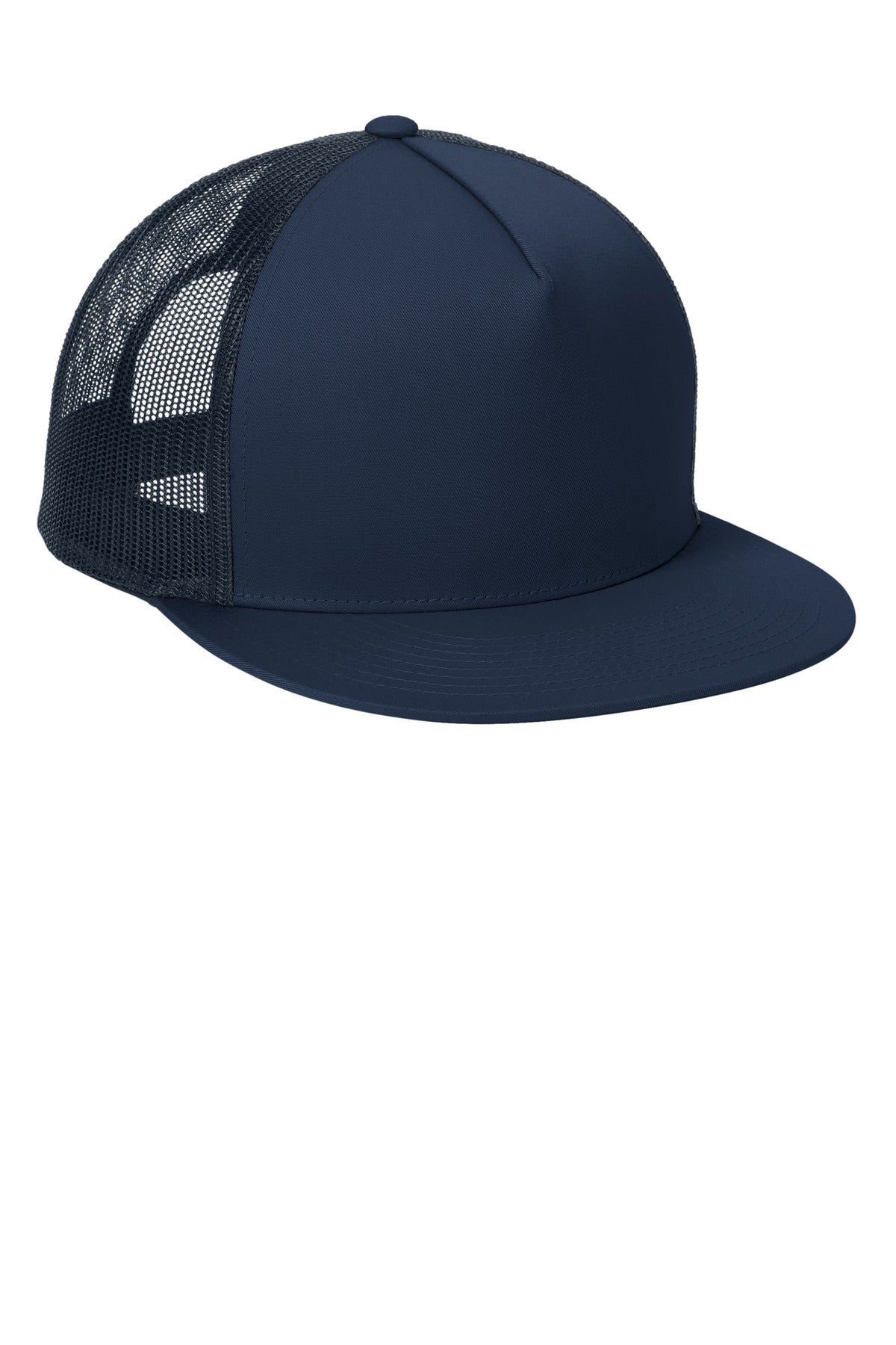 True Navy/T Ny Sport-Tek YP Classics 5-Panel Classic Trucker Mesh Back Cap. STC38