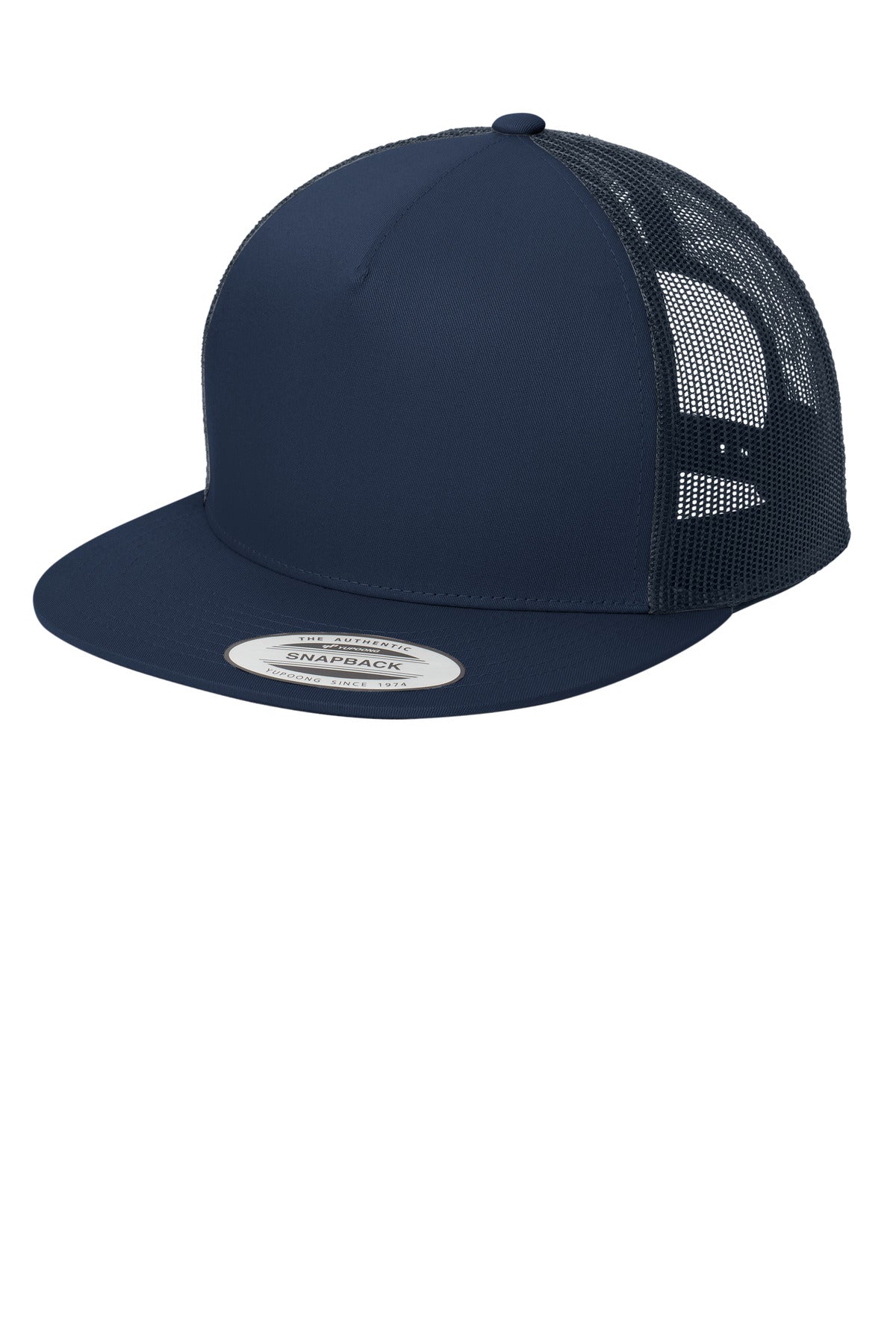 True Navy/T Ny Sport-Tek YP Classics 5-Panel Classic Trucker Mesh Back Cap. STC38
