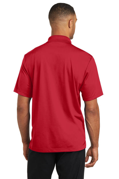 True Red CornerStone Micropique Gripper Polo. CS421 plain