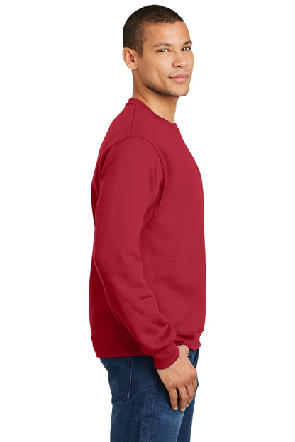 True Red Jerzees - NuBlend Crewneck Sweatshirt. 562M plain