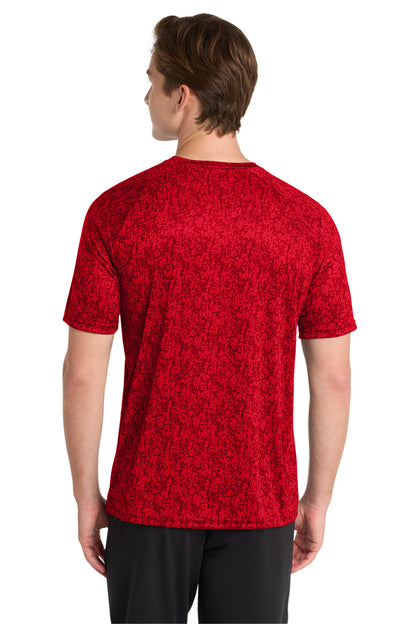 True Red Sport-Tek Digi Camo Tee. ST460 plain