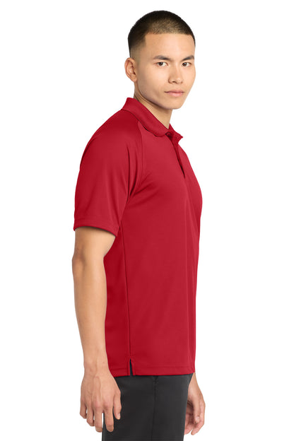 True Red Sport-Tek Dry Zone Raglan Polo. T475 plain